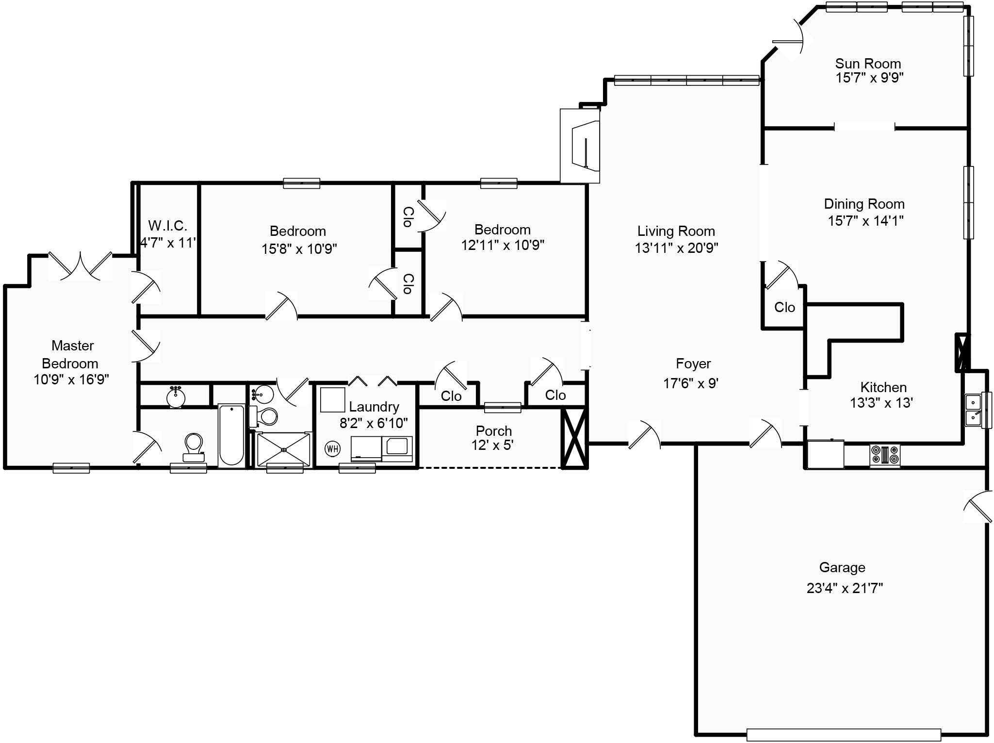 2354 Hawthorne Drive, Decatur, IL Floorplan